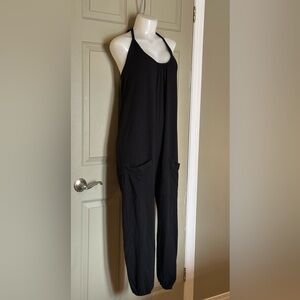 CLOVER & CO. Black Halter Style Jumpsuit - Size Small